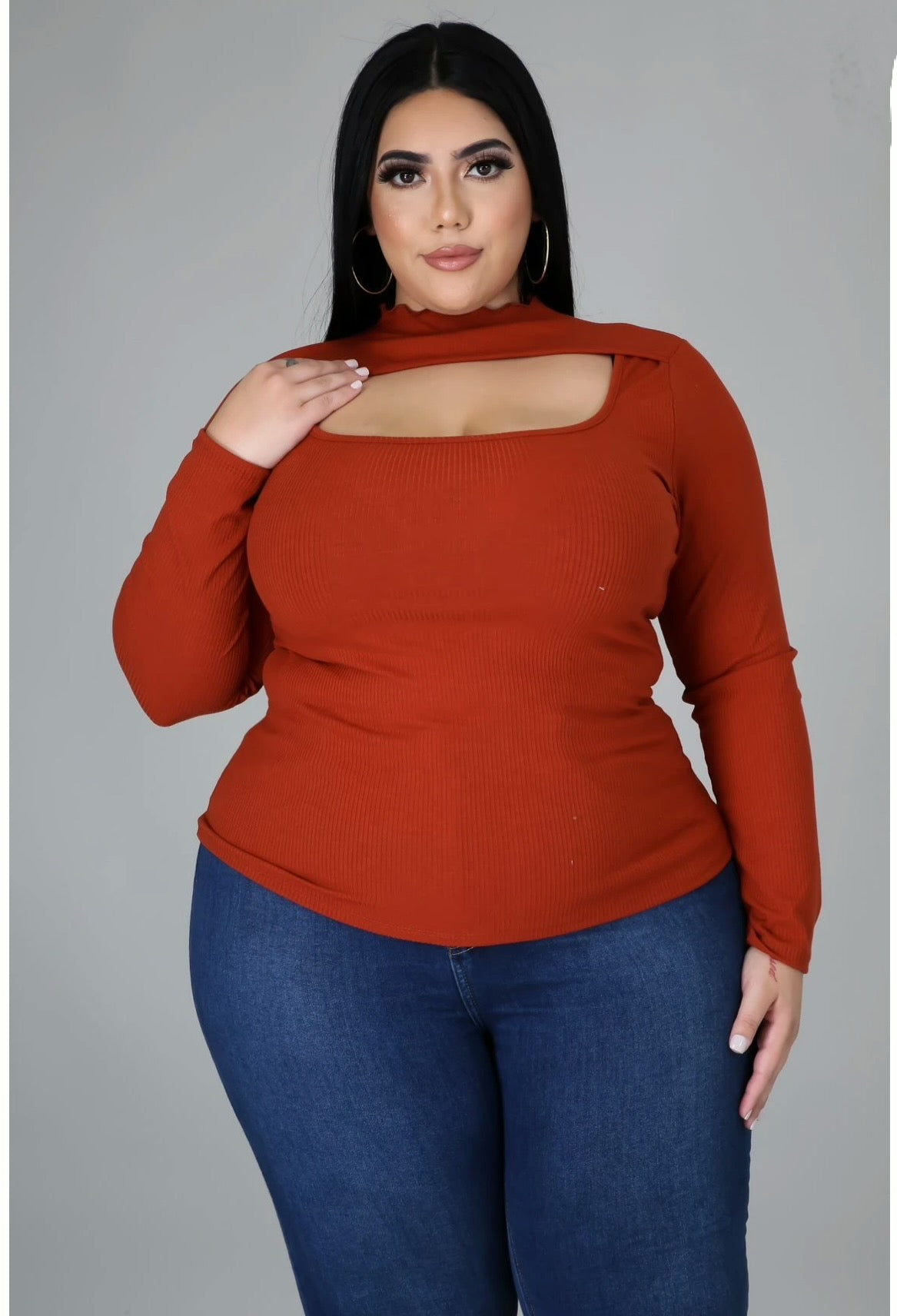 Angelica Top (Rust) – My Charmed Curves